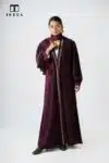 AFIFA ABAYA MARRON