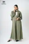 AFIFA ABAYA | SAGE GREEN