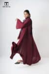 A-Line Marron Abaya