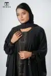 BLACK VALBET ABAYA