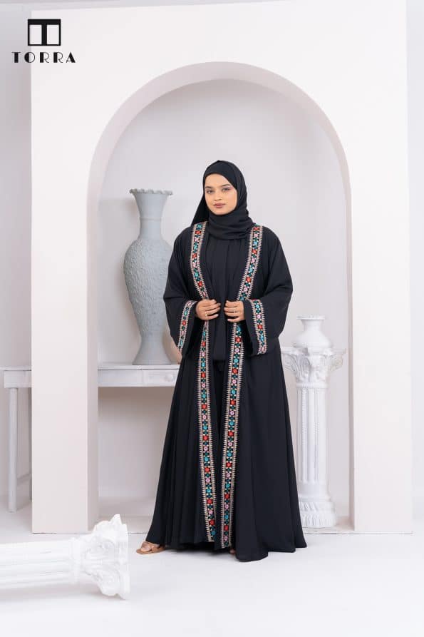 Floral Mosaic Lais Abaya