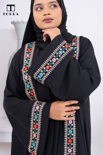 Floral Mosaic Lais Abaya