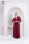 Sahara Abaya | Maroon
