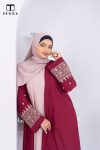 Sahara Abaya | Maroon