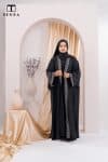 Aaliyah Embroidered Abaya | Black